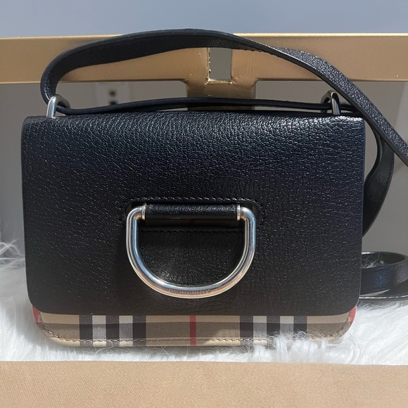 Burberry Mini D ring leather crossbody - Picture 1 of 5